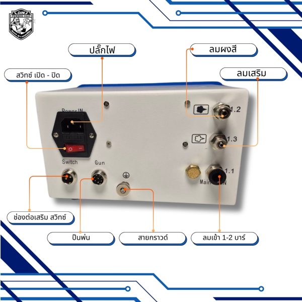 เครื่องพ่นสีฝุ่น รุ่น SK902 PRO - Image 4