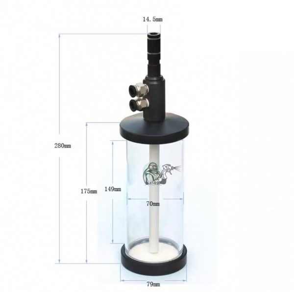 กระปุกสี D70 x H170mm